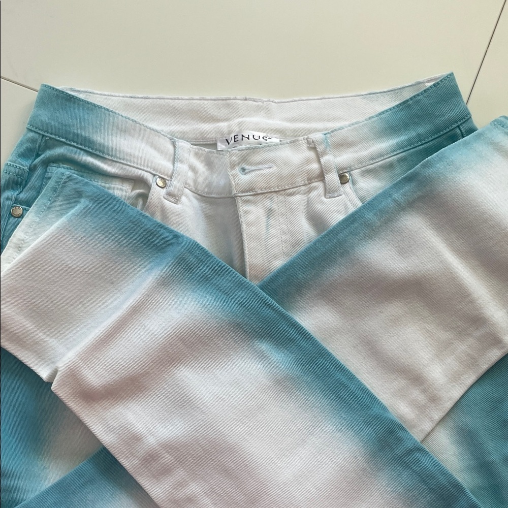 VENUS Blue and White Skinny Jeans - Picture 4 of 6